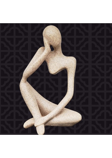 Soyut Heykel Heykel Iskandinav Reçine Karakter Heykelcik Avrupa Tarzı Ofis Ev Dekorasyon B (Yurt Dışından) fırsatları