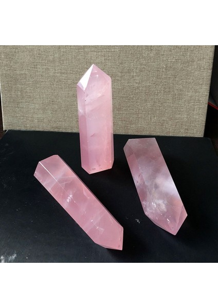 Doğal Toz Kristal Altıgen Standart Sütun Kristal Kaba Cilalı Toz Kristal Tek Köşeli Sütun 5-6 cm (Yurt Dışından)
