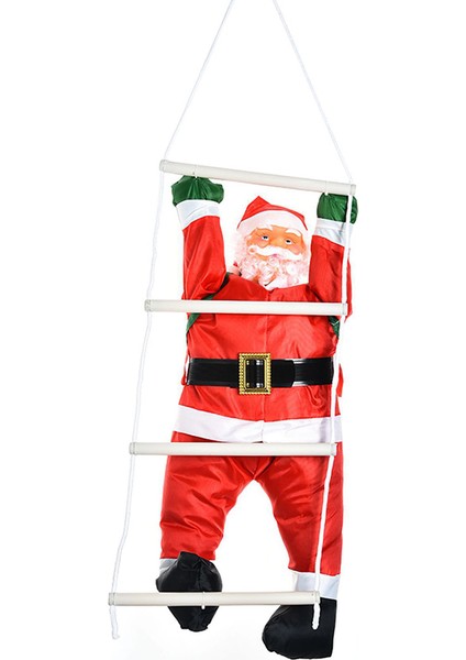 Merdiven Noel Baba Noel Kolye Asılı Bebek Ağacı Süsleme Açık Ev Dekor (Yurt Dışından)