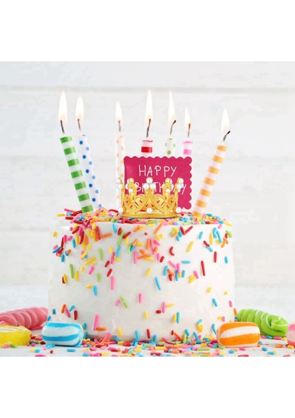 Doğum Günü, Düğün, Parti ve Bebek Duş Taç Için 4 Adet Altın Taç Kek Topper Prenses Taç Kek Süslemeleri (Yurt Dışından) fiyatları