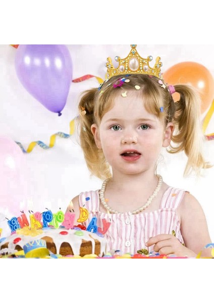 Doğum Günü, Düğün, Parti ve Bebek Duş Taç Için 4 Adet Altın Taç Kek Topper Prenses Taç Kek Süslemeleri (Yurt Dışından) modelleri