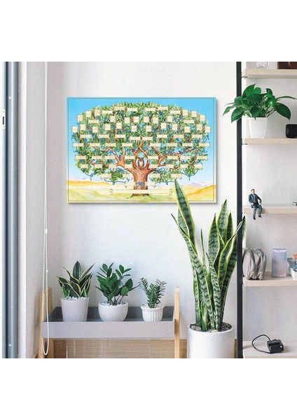 6 Nesil Şecere Posterini Dolduracak Aile Ağacı Şeması Boş Doldurulabilir Soy Şeması, Aile Ağacı Resim B'yi Yazdır (Yurt Dışından)