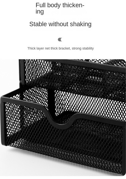 Izgara Kalem Tutucu Ofis Masaüstü Katmanlı Depolama Sepeti Kırtasiye Çok Fonksiyonlu Sonlandırma Rafı (Yurt Dışından) modelleri