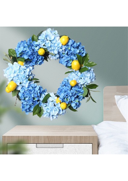 Çiçek Ortanca Limon Çelenk Kapı Dekorasyon Oturma Odası Duvar Süslemeleri Çiçek Ev Dekorasyon Kolye (Yurt Dışından) modelleri