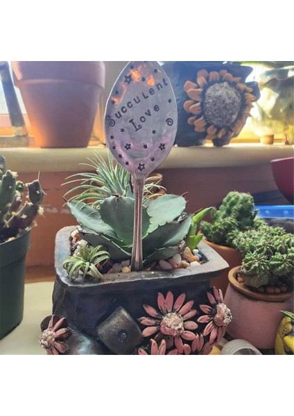 Bahçe Işaretleyici Dostluk Hediyesi, Bahçe Işaretleyicileri, Bitki Etiketleri, Bitki Işaretleyicileri, Bahçe Metal Dıy Dekoratif Tabela, No.6 (Yurt Dışından) indirimleri