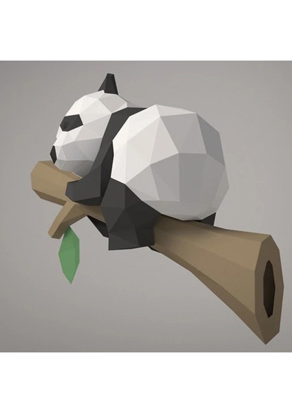 3D Hayvan Kağıt Modeli, Ev Dekorasyonu Için Geometrik Panda, Duvar Dekorasyonu, Eğitim, B (Yurt Dışından)