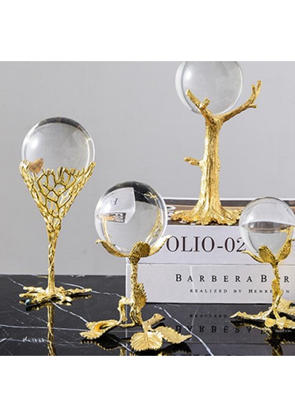 Iskandinav Tarzı Kristal Top Ev Dekor Masası Reçine Süsler Yard Bahçe Heykelcik Ofis Yatak Odası Oturma Odası Dekorasyon B (Yurt Dışından) indirimleri