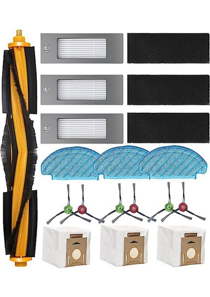 Cobos Aksesuarları Için Uygundur T8/N8/T9AIVI Yan Fırça Rulo Fırça Bez Filtre Toz Torbası (Yurt Dışından)