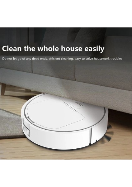 Otomatik Robot Temizleyici 3 In 1 Akıllı Süpürge Robotlu Süpürge Tembel Ev Temizlik Kablosuz Robot, Siyah A (Yurt Dışından) fırsatları