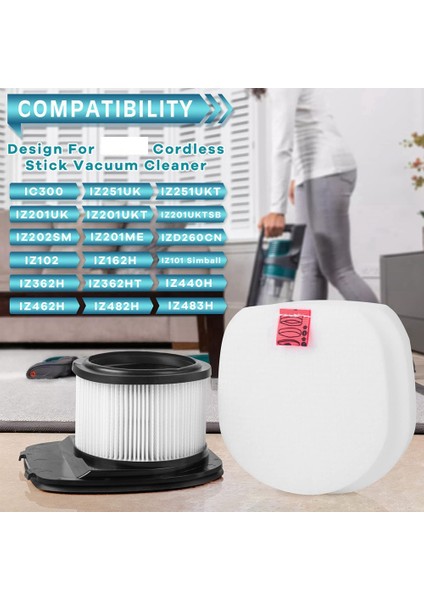 IZ300 IZ300UK IZ320 IZ320UK Süpürge Temizleyici Aksesuarları Için Uyumlu Yedek Parçalar Hepa Filtre (Yurt Dışından) fiyatları