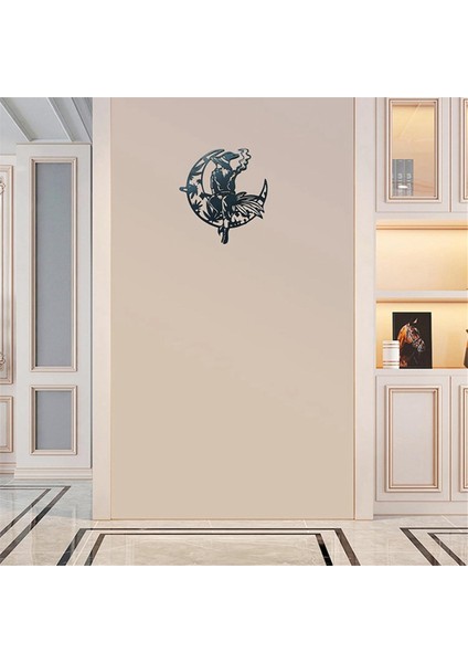 Mutlu Cadılar Bayramı Cadı Metalik Duvar Dekoru, Cadılar Bayramı Duvar Tabelası, Mutlu Cadılar Bayramı Duvar Çıkartması Sanatı, Cadılar Bayramı Dekorasyonu (Yurt Dışından)