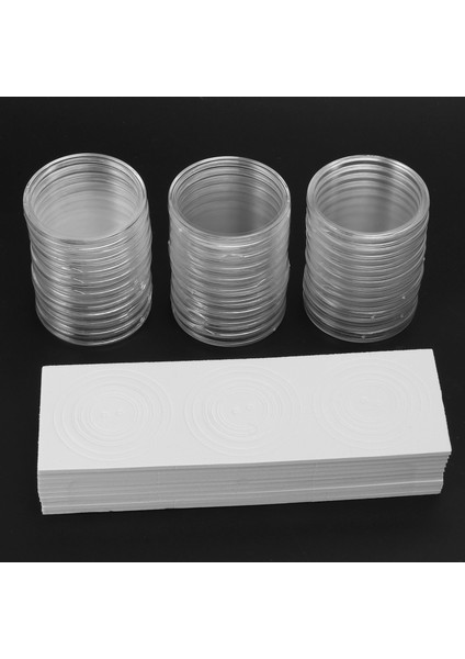 46 mm Madeni Para Kapsül Tutucu ve Koruma Contası Madeni Para Koleksiyonu Malzemeleri Için Madeni Para Tutucu Kasa Kutusu (8 Boyut, 30 Parça) (Yurt Dışından) indirimleri