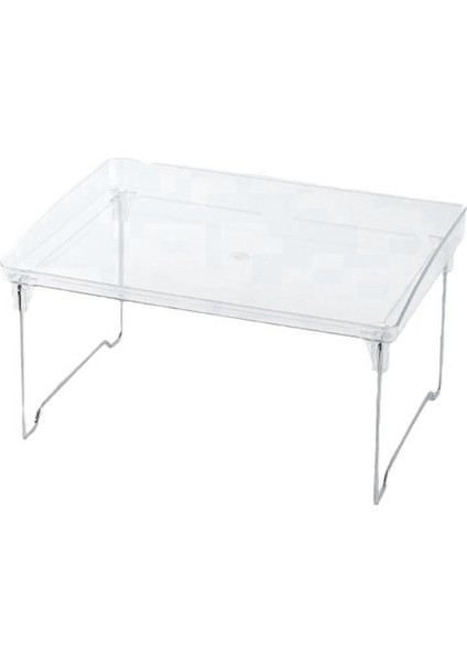 Akrilik Şeffaf Masaüstü Saklama Kutusu Öğrenci Yurdu Ofis Depolama Rafı Ev Katlanabilir Yükseltme Rafı (Yurt Dışından)