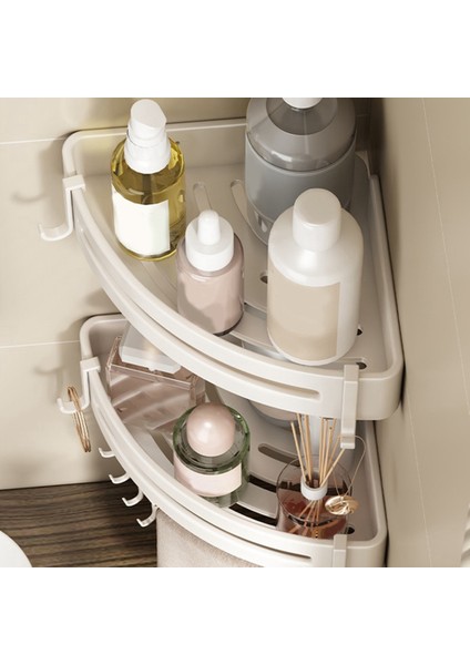 Beyaz Tuvalet Rafı Delmesiz Üçgen Banyo Tuvalet Lavabo Duvara Monte Duvar Depolama Tuvalete Uygun (Yurt Dışından) fiyatları