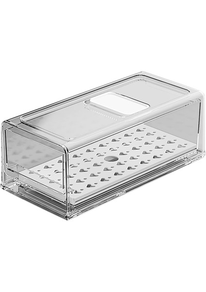 Çekmece Buzdolabı Saklama Kutusu Meyve Şeffaf Organizatör Kovaları Sebze Et Dondurucu Buzdolabı Istiflenebilir Mutfak Eşyaları F (Yurt Dışından)