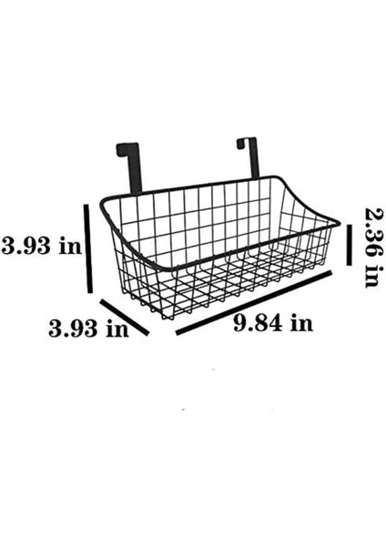 Kanca Izgaralı Sepet Saklama Sepeti, Kapının Arkasına Veya Korkuluğa Asın, Dolap Kapısının Üzerine, Siyah (Yurt Dışından) modelleri