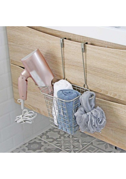 Saç Kurutma Makinesi Rafı Ücretsiz Delme Banyo Rafları Çok Fonksiyonlu Paslanmaz Çelik Saç Kurutma Makinesi Rafı Saç Kurutma Makinesi Depolama Rafı (Yurt Dışından)