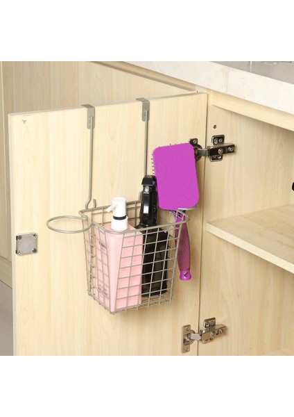 Saç Kurutma Makinesi Rafı Ücretsiz Delme Banyo Rafları Çok Fonksiyonlu Paslanmaz Çelik Saç Kurutma Makinesi Rafı Saç Kurutma Makinesi Depolama Rafı (Yurt Dışından)