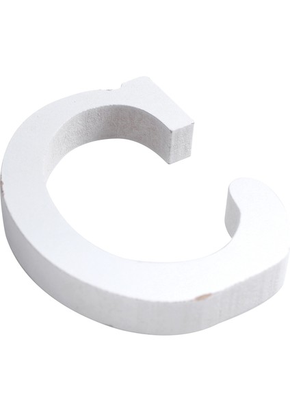 Düğün Dekorasyonu Ahşap Beyaz Harf Dekoratif El Sanatları (C) (Yurt Dışından)