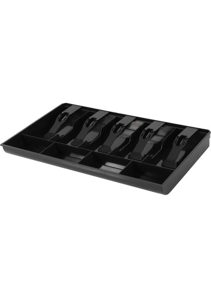 Para Nakit Para Kasası Ekleme Tepsisi Değiştirme Kasiyer Çekmece Depolama Yazarkasa Tepsi Kutusu Sınıflandır Mağaza Siyah (Yurt Dışından)