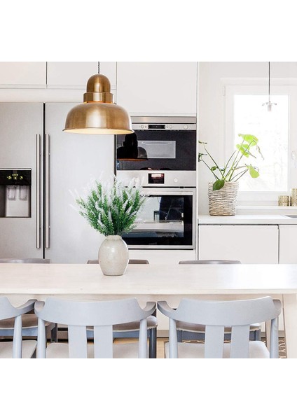 8 Paket Yapay Lavanta Çiçekleri Açık Uv Dayanıklı Çiçekler Solmaz Sahte Plastik Bitkiler Bahçe Klasik Beyaz (Yurt Dışından) fiyatları