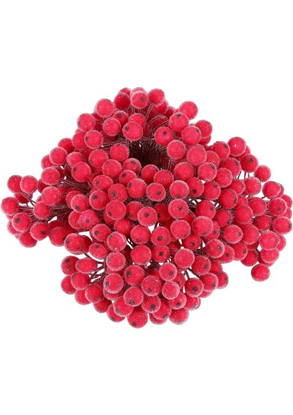 320 Yapay Buzlu Kırmızı Holly Meyveleri Mini Noel Meyve Berry Çiçek Noel Ağacı Dekorasyon Çelenk Yapımı Için (Yurt Dışından) fiyatları