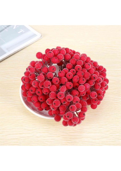 320 Yapay Buzlu Kırmızı Holly Meyveleri Mini Noel Meyve Berry Çiçek Noel Ağacı Dekorasyon Çelenk Yapımı Için (Yurt Dışından) fırsatları
