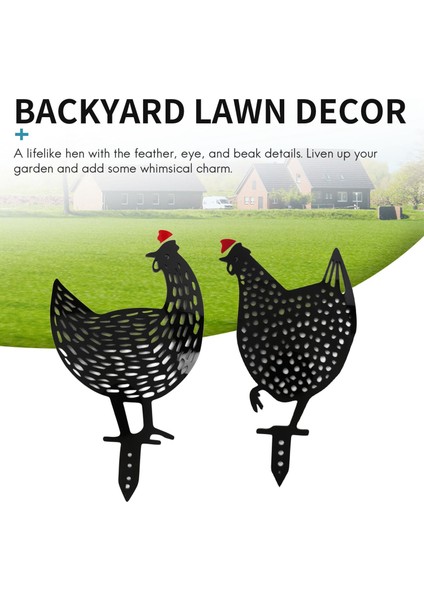 5 Adet Bahçe Süsleri Tavuk Yard Sanat Açık Bahçe Arka Bahçe Çim Dekor Akrilik Tavuk Bahçe Dekoru Paskalya Dekorasyonu (Yurt Dışından) modelleri