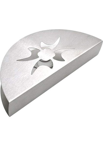 Kağıt Havluluk Paslanmaz Çelik Peçetelik Yelpaze Şeklinde Organizatör Konteyner Ev Partisi Yemek Masası Dekorasyon (Yurt Dışından)