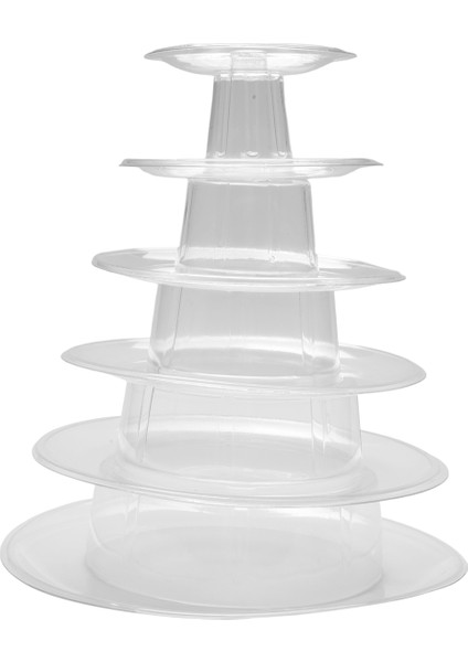 6 Katlı Cupcake Vitrin Rafı Tutucu Makaron Kek Teşhir Kulesi Standı Doğum Günü Partisi Düğün Dekorasyon Araçları (Yurt Dışından) fiyatları
