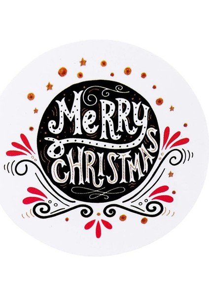 500 Adet Merry Christmas Çıkartmalar Noel Tema Mühür Etiketleri Çıkartmalar Dıy Hediye Paketi Zarf Kırtasiye Dekor B (Yurt Dışından) modelleri