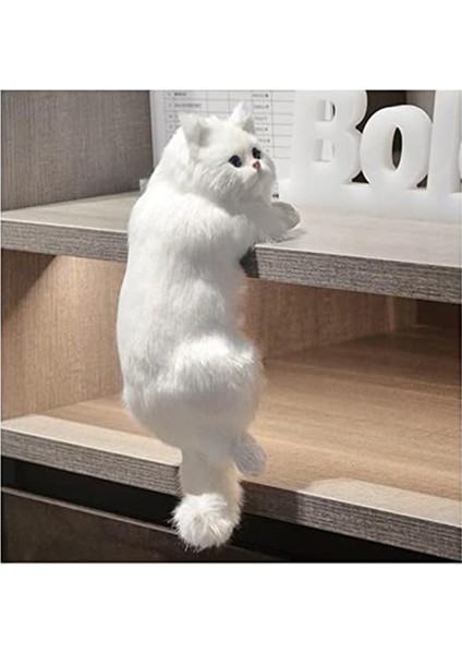 El Sanatları Simülasyon Evcil Hayvan Ev Dekorasyonu El Sanatları Yaratıcılar Hediye Tv Kediler Asılı Kediler Beyaz (Yurt Dışından) indirimleri