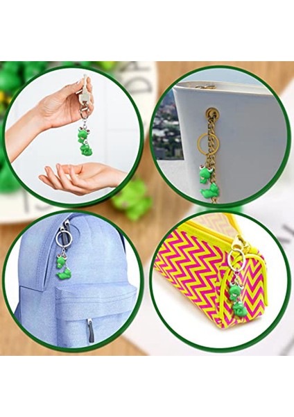 48 Adet Kurbağa Takılar Takı Yapımı Için Toplu Sevimli Hayvan Kolye Yeşil Kurbağa Anahtarlık Takılar Küçük Takı Yapımı Takılar (Yurt Dışından) fiyatları