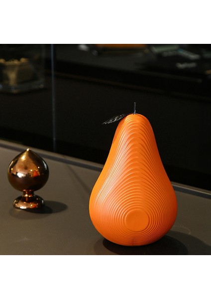 Iskandinav Meyve Heykel Iç Ev Dekor Için Modern Reçine Armut Heykeli Heykelcik Dolap Ev Dekorasyon Hediye B (Yurt Dışından) indirimleri