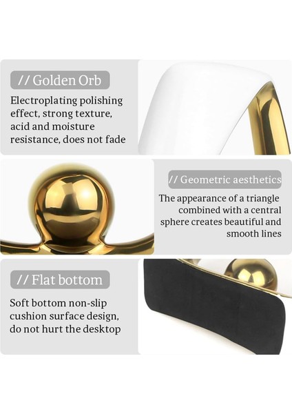Ev Dekor Modern Heykel, Oturma Odası Için Geometrik Seramik Heykel Masa Süslemeleri Centerpiece Giriş Yolu Dekor B (Yurt Dışından)