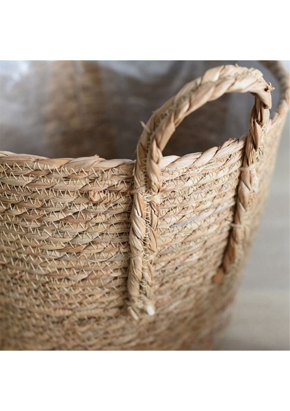 Saksılar Deniz Çayırı Ekici Sepet Saksı Kapağı Dokuma Bitki Konteyner Vazo Hasır Çöp (Yurt Dışından) indirimleri