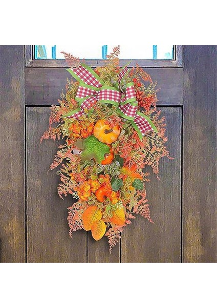 Ön Kapı Için Sonbahar Hasadı, Sonbahar Çelengi, Yapay Sonbahar Hasadı Gözyaşı, Dekoratif Swags, Sonbahar Sonbahar Dekoru (Yurt Dışından) modelleri