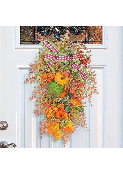 Ön Kapı Için Sonbahar Hasadı, Sonbahar Çelengi, Yapay Sonbahar Hasadı Gözyaşı, Dekoratif Swags, Sonbahar Sonbahar Dekoru (Yurt Dışından) indirimleri
