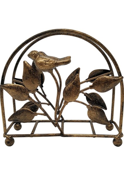 Yemek Masası Dekoru Için Peçete Tutucu, Ev Restoran Altın Için Mutfak Tezgahı Için Bağımsız Metal Kağıt Tutucu (Yurt Dışından)