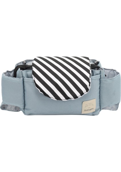 Bebek Arabası Saklama Çantası Bebek Arabası Aksesuar Çantası Bebek Arabası Yeni Bardak Çantası Arabası Şişe Çantası Araba Çantası Mavi (Yurt Dışından)