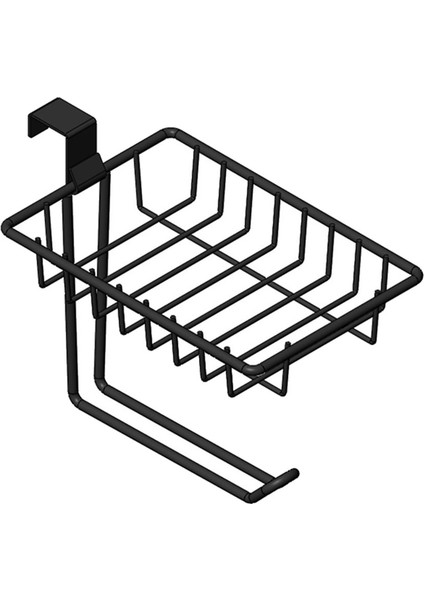 Tankın Üzerinde Tuvalet Kağıdı Tutacağı Banyo Dolabı Kapı Rafında Asılı Rulo Kağıt Tutucu Saklama Ruloları/telefon (Yurt Dışından)