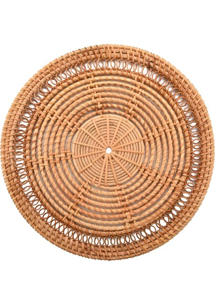 Ev Dokuma Duvar Sepeti Doğal Dekor Dekoratif Rattan Dekor Dokuma Duvar Dekor Dokuma Duvar Asılı 11.8 Inç (Yurt Dışından)