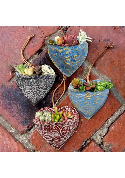 Kalp Şeklinde Etli Reçine Saksı Dikim Etli Ekici Reçine Aşk Cep Asılı Etli Tencere A (Yurt Dışından) fiyatları