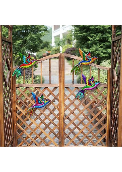 4 Adet Bahçe Süsleri Açık Asılı Metal Kuş Iç Mekan Süslemeleri Oturma Odası Bahçe Çim Çit Teras (Yurt Dışından) fiyatları