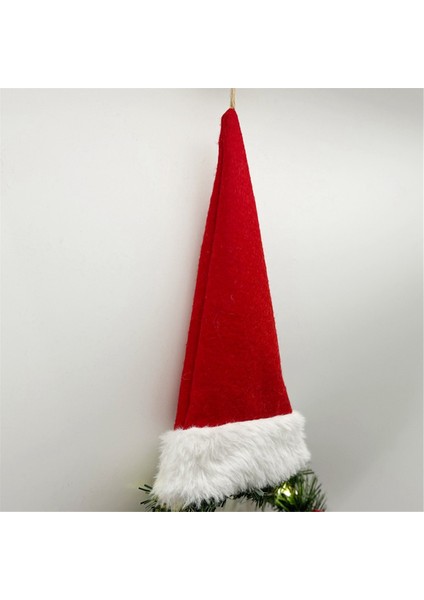 Işıklı Noel Çelenk Dekorasyonu, Şapka ve Fiyonklu Şekil Çelengi, Evin Ön Kapısı Için Çam Iğnesi Kırmızı Meyve Çelengi (Yurt Dışından)