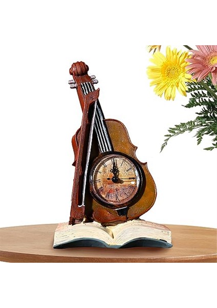 Estetik Dijital Saat Minyatür Keman Dekorasyonu, Vintage Keman Modeli, Masa Dekorasyonu Için Masa Saatleri, Craft Yeşil (Yurt Dışından) fiyatları