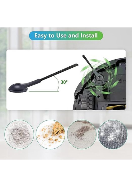 Süpürme Robotu Aksesuarları Için Uygundur Iq RV1001AE RV101 Yan Fırça Filtre Filtre Pamuk (Yurt Dışından)