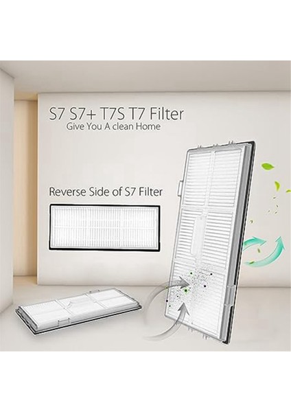 Süpürme Robotu Aksesuarları Için Uygun S7 T7S T7SPLUS Yan Fırça Ana Fırça Rulo Fırça Bez Paspas (Yurt Dışından)
