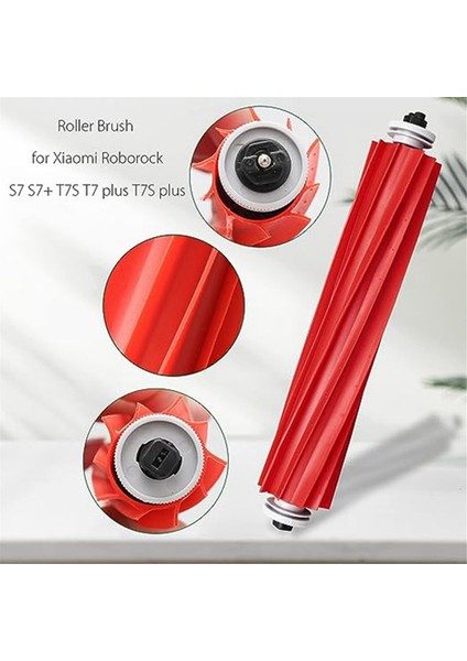 Süpürme Robotu Aksesuarları Için Uygun S7 T7S T7SPLUS Yan Fırça Ana Fırça Rulo Fırça Bez Paspas (Yurt Dışından)