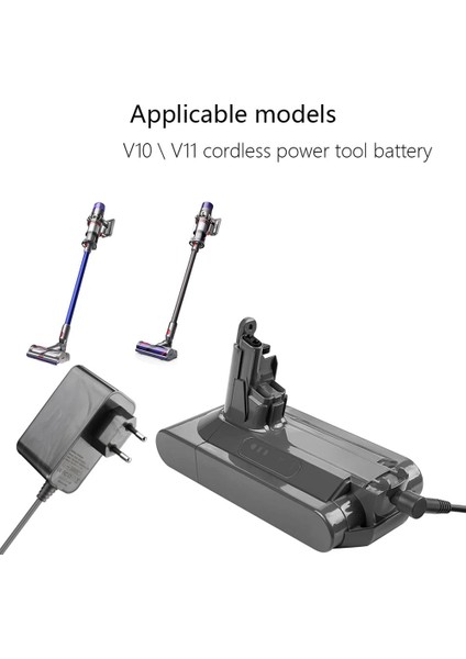 Şarj Cihazı V10 V11 V15 SV12 SV15 Elektrikli Süpürge Şarj Hattı Güç Adaptörünü Değiştirin 30.45 V /1.1A Ab Tak (Yurt Dışından)